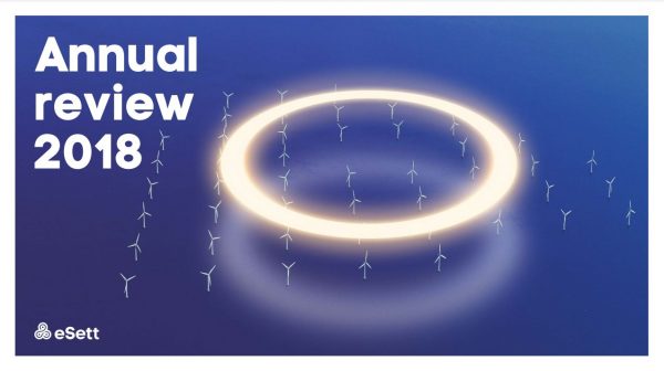 eSett Annual Review 2018 cover image